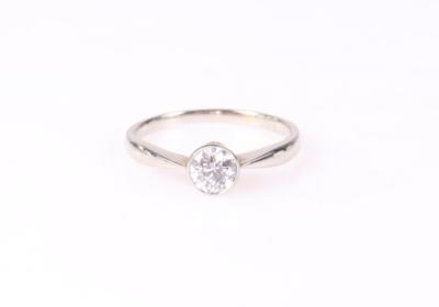 Brillantsolitärring ca. 0,55 ct - Jewellery and watches