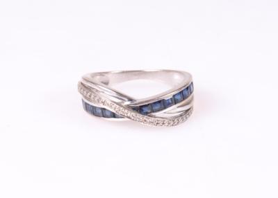 Diamant Saphir Ring - Jewellery and watches