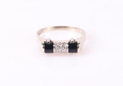 Moderner Onyx Diamant Ring - Jewellery and watches