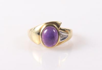 Amethyst Diamant Damenring - Gioielli e orologi