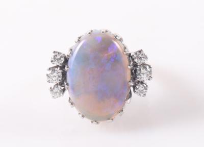 Opal Brillantring - Klenoty a Hodinky