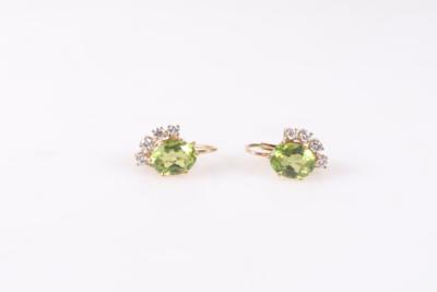 Brillant Peridotohrringe - Jewellery and watches