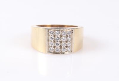 Brillantring zus. ca. 0,50 ct - Klenoty a Hodinky