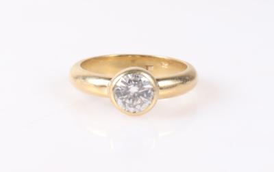 Brillantsolitär Ring 1,06 ct (graviert) - Klenoty a Hodinky