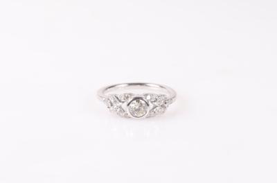 Diamant Damenring zus. ca. 0,65 ct - Gioielli e orologi