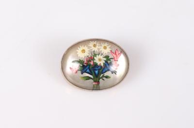 Blütenbrosche um 1900 - Jewellery and watches