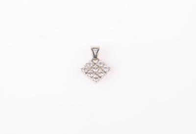 Brillant Anhänger zus. ca. 0,35 ct - Schmuck und Uhren Frühjahr-Auktion Teil II