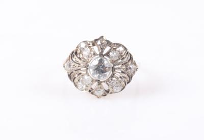 Diamant Damenring zus. ca. 0,90 ct - Jewellery and watches