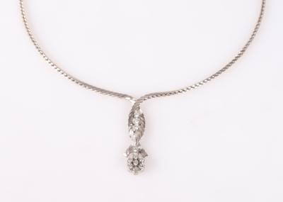 Brillant Collier zus. 0,35 ct (graviert) - Klenoty a Hodinky