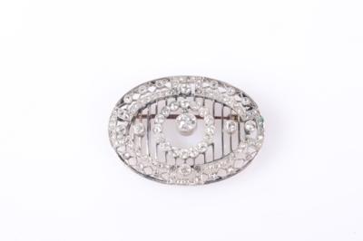 Brillant/Diamant Brosche letztes Drittel 19. Jhdt. - Jewellery and watches