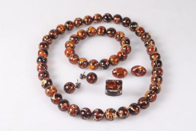 Mosaik Bernstein SchmuckSet (7) - Schmuck und Uhren