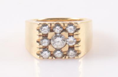 Brillantring zus. ca. 1,35 ct - Klenoty a Hodinky