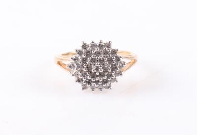 Diamant Damenring zus. ca. 0,55 ct - Jewellery and watches