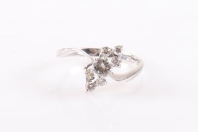 Brillant Damenring zus. ca. 0,50 ct - Gioielli e orologi