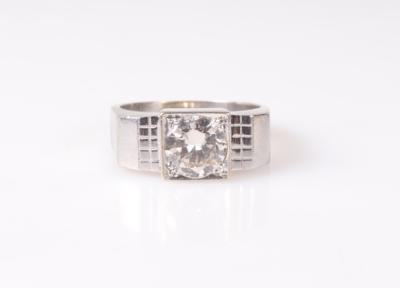 Brillant Ring ca. 2,00 ct - Klenoty a Hodinky