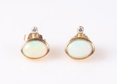 Opal Brillant Ohrstecker - Schmuck und Uhren