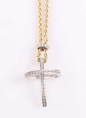 Brillant Collier "Kreuz"Alfieri  &  St. John - Gioielli e orologi