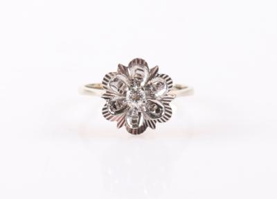 Brillant Damenring "Blume" - Jewellery and watches