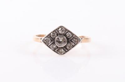 Brillant Diamant Damenring zus. ca. 0,35 ct - Gioielli e orologi