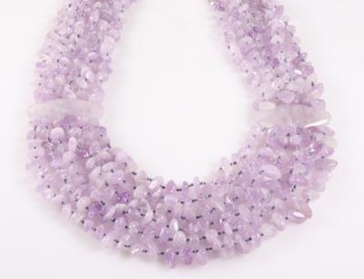 Mehrreihiges Amethyst Collier - Jewellery and watches