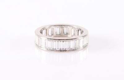 Diamant Memoryring zus. ca. 3,40 ct - Klenoty a Hodinky