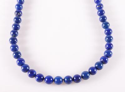 Lange Lapis Lazuli (beh.) Halskette - Frühlingsauktion II Schmuck und Uhren