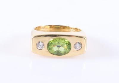 Peridot Brillant Allianzring - Frühlingsauktion II Schmuck und Uhren