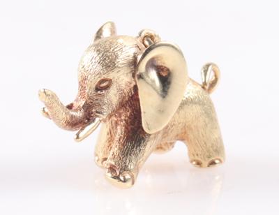 Massiver Anhänger "Elefant" - Schmuck und Uhren