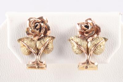 Ohrclips "Wiener Rose" - Schmuck und Uhren