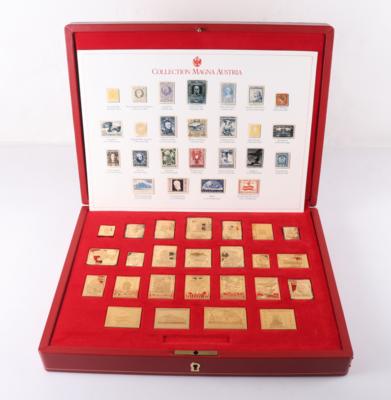 Silber Briefmarkensatz "Collection Magna Austria" - Klenoty & Hodinky