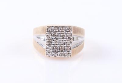 Brillant Ring zus. 0,25 ct (graviert) - Jewellery and watches