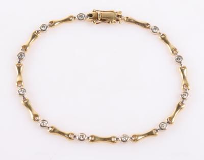 Brillant Armband zus. ca. 0,45 ct - Jewellery and watches