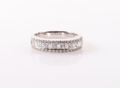 Brillant/Diamant Damenring zus. 0,77 ct (graviert) - Klenoty a Hodinky