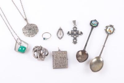 Konvolut Silberschmuck (11) - Jewellery and watches