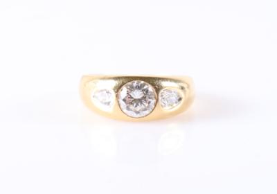 Brillant Diamant Ring zus. 1,43 ct (grav.) - Schmuck und Uhren