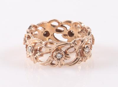 Brillant Damenring "Blumen" - Jewellery and watches