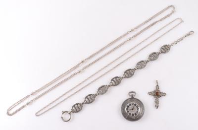 Silberkonvolut (5) - Jewellery and watches