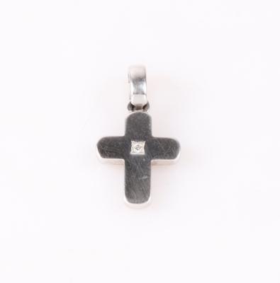 Moderner Brillant Anhänger "Kreuz" - Jewellery and watches