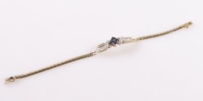 Saphir Diamantarmband - Klenoty a Hodinky