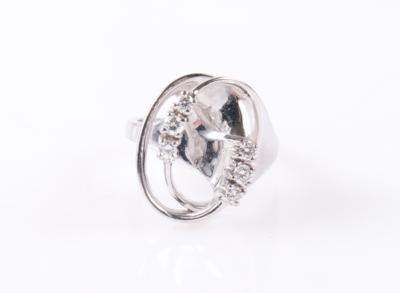 Brillant Damenring zus. 0,23 ct (graviert) - Schmuck und Uhren