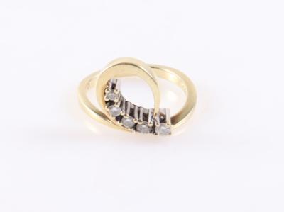 Brillant Damenring zus. ca. 0,25 ct - Schmuck und Uhren