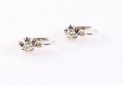 Brillant Ohrringe zus. ca. 0,35 ct - Schmuck und Uhren