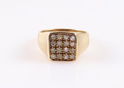 Brillant Ring zus. ca.0,30 ct - Schmuck und Uhren