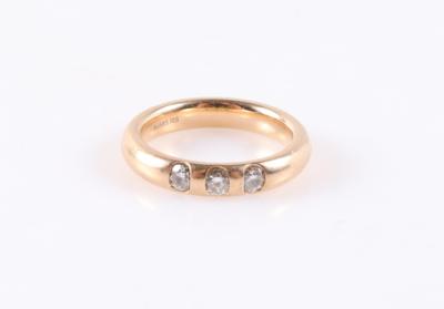 Massiver Brillant Bandring zus. ca. 0,45 ct - Schmuck und Uhren