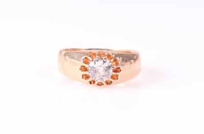 Altschliffdiamant Solitär - Ring ca. 0,55 ct - Jewellery and watches