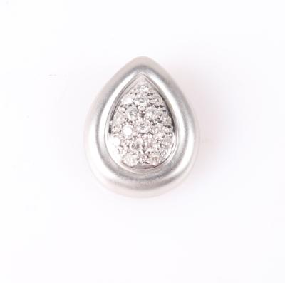 Brillant Anhänger zus. ca. 0,35 ct "Tropfen" - Klenoty a Hodinky