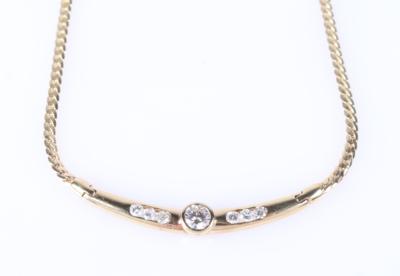 Brillant Collier zus. ca. 0,45 ct - Gioielli e orologi