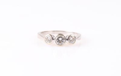 Brillant Damenring zus. ca. 0,50 ct - Herbstauktion Schmuck und Uhren