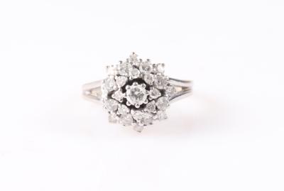 Brillant/Diamant Damenring zus. ca. 0,80 ct - Herbstauktion Schmuck und Uhren