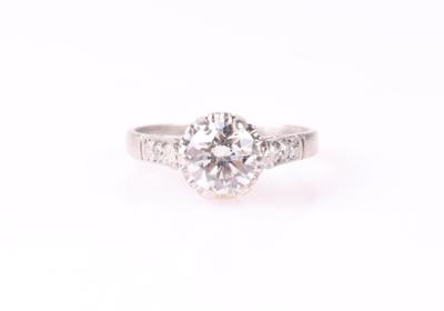 Brillant Diamantring zus. ca. 1,00 ct - Gioielli e orologi